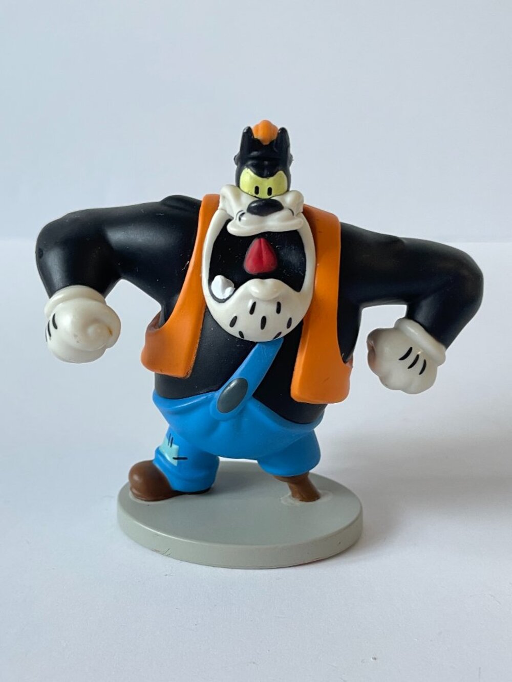 Peg Leg Pete Disney Runaway Railway 3.5” Figure Pvc Toy On Base Rare